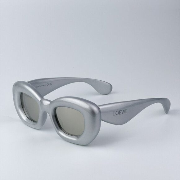 Loewe Women  BRAND NEW Sunglasses LW40117I 20C Metallized Grey Smoke Mirror main image 7